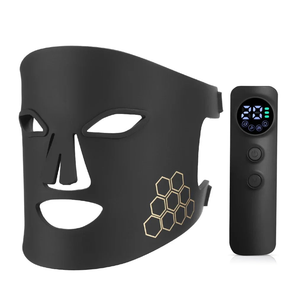 LED Light Therapy Face Mask – Skin Rejuvenation & Anti-Aging Treatment Device
