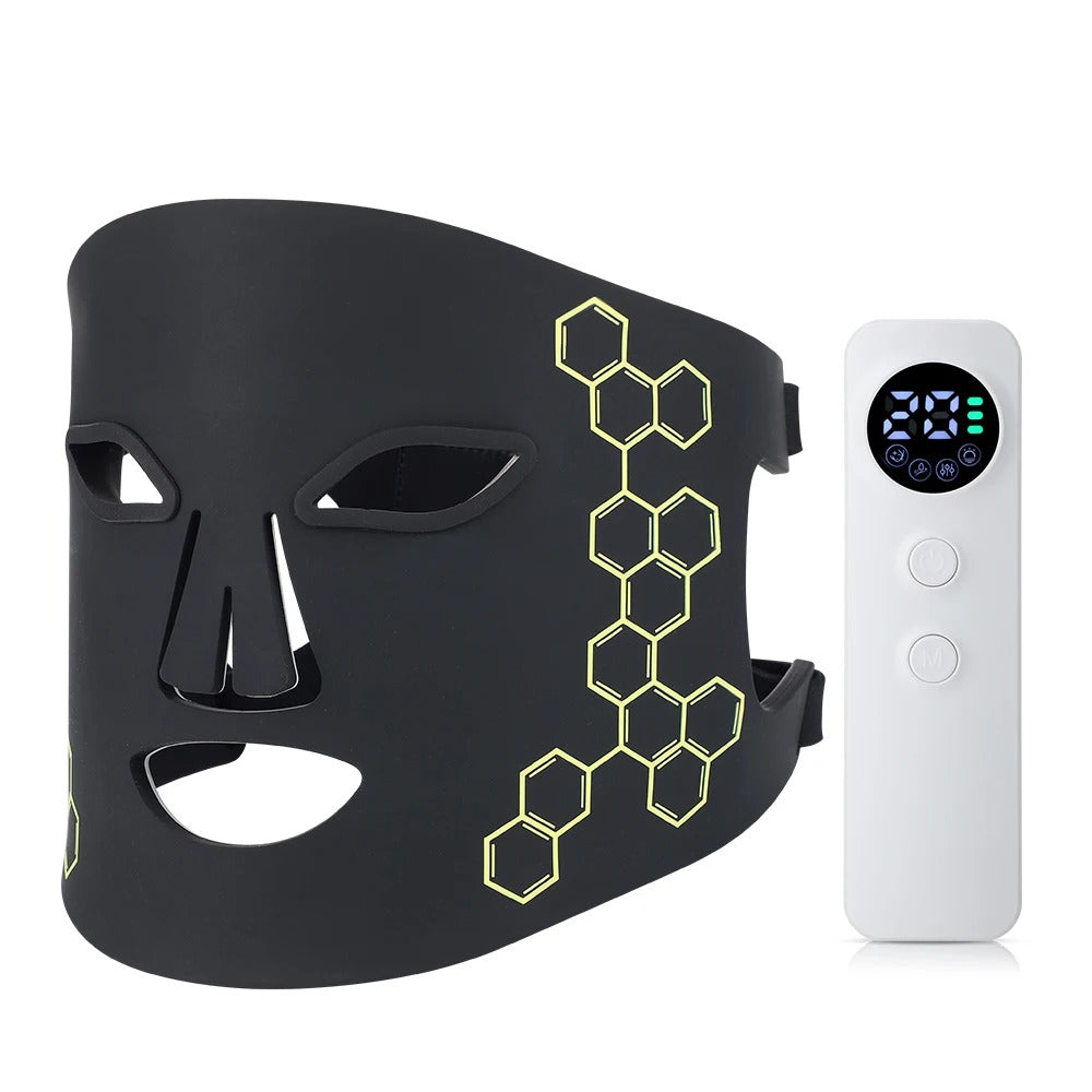 LED Light Therapy Face Mask – Skin Rejuvenation & Anti-Aging Treatment Device