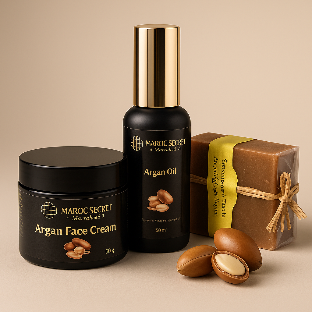 Gift Set | Face Cream, Argan Oil with Soap