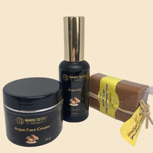 Gift Set | Face Cream, Argan Oil with Soap