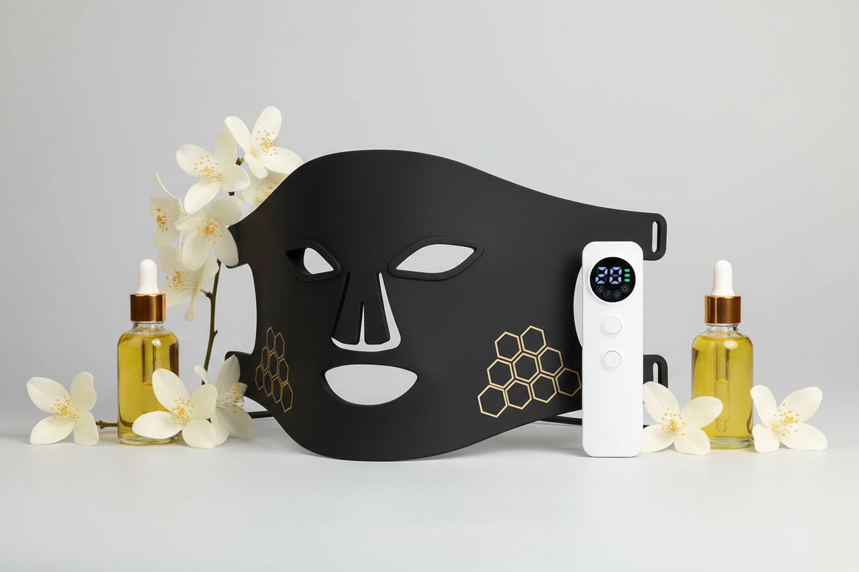 LED Light Therapy Face Mask – Skin Rejuvenation & Anti-Aging Treatment Device